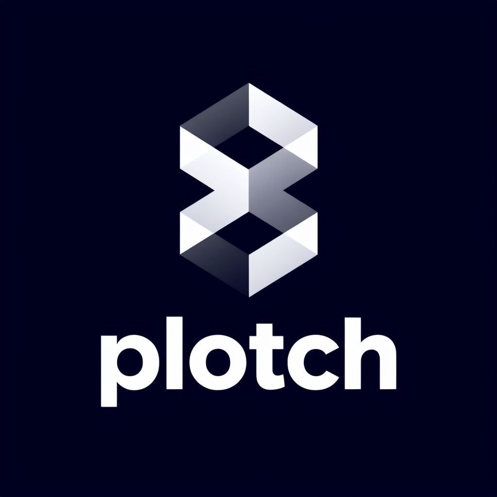 Modern Minimalist Sawtch Logo Design on Dark Navy Background Logo