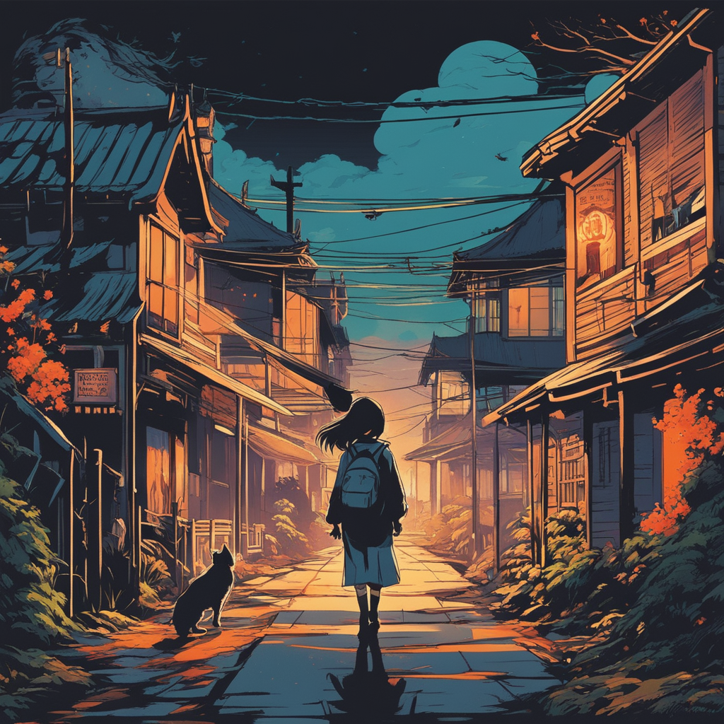 Sinister and horrific horror anime art halloween by Angel Maya - Playground