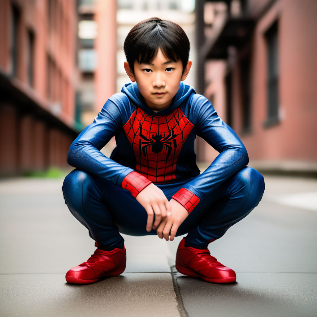 a spiderman is child and boy Format