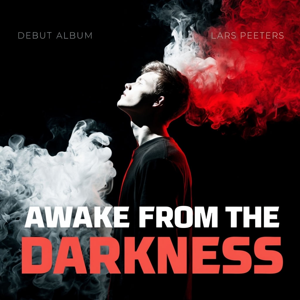 Dramatic Awake from the Darkness Album Cover by Lars Peeters Spotify Album Cover