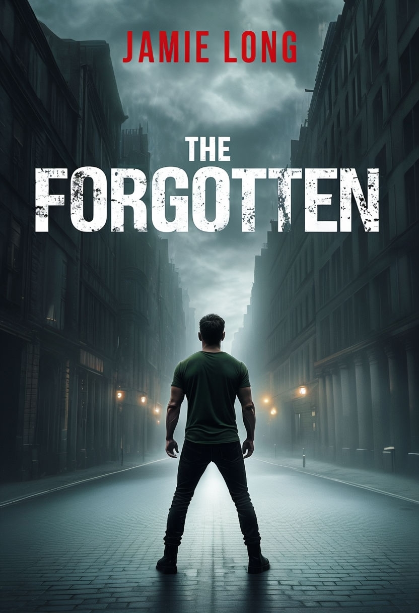 Dramatic Urban Scene for 'The Forgotten' by Jamie Long Cover Design EBook Cover