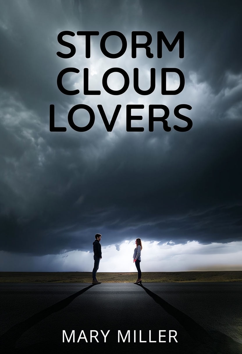 Moody Romance Novel Storm Cloud Lovers Book Cover Design EBook Cover