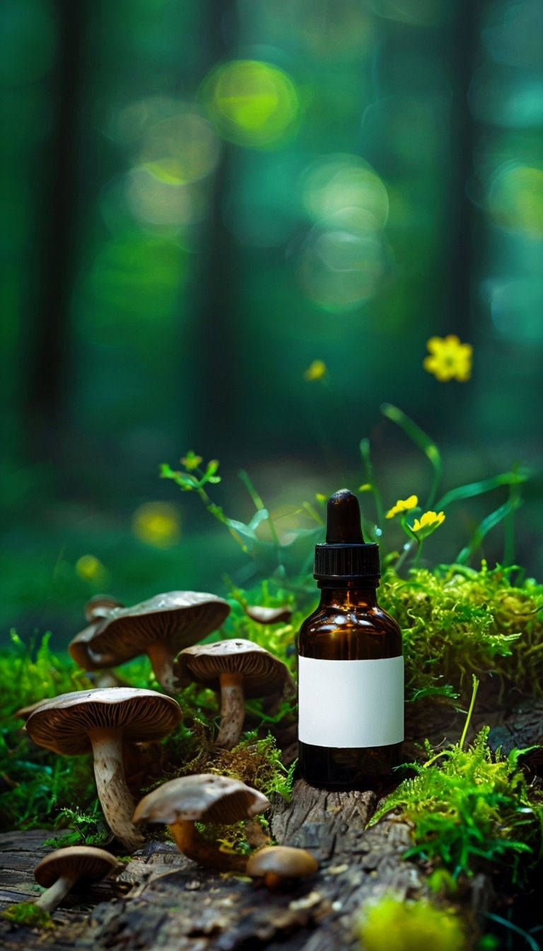 Mystical Forest Apothecary Still Life Mockup