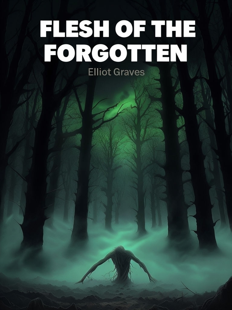 Eerie Forest and Haunting Figure for Flesh of the Forgotten EBook Cover