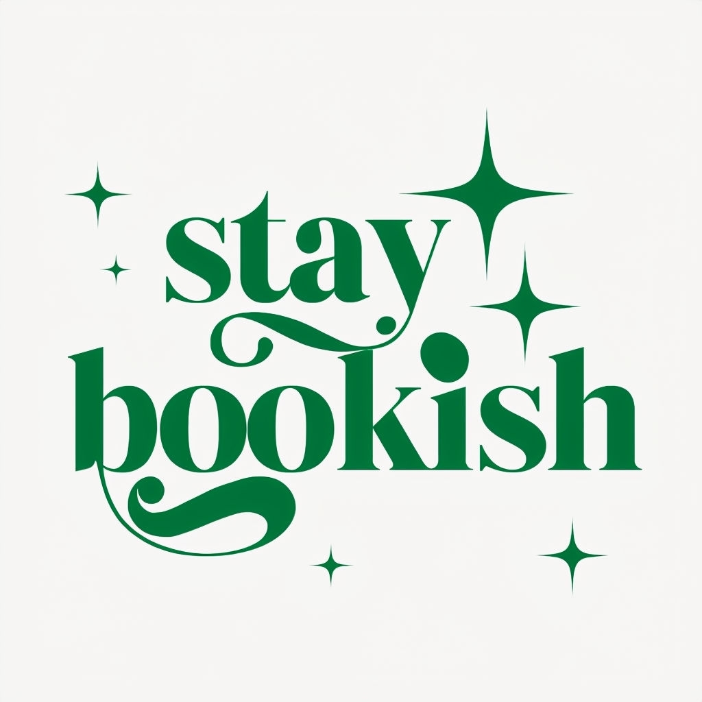 Stay Bookish Modern Typography Design with Decorative Stars Mug