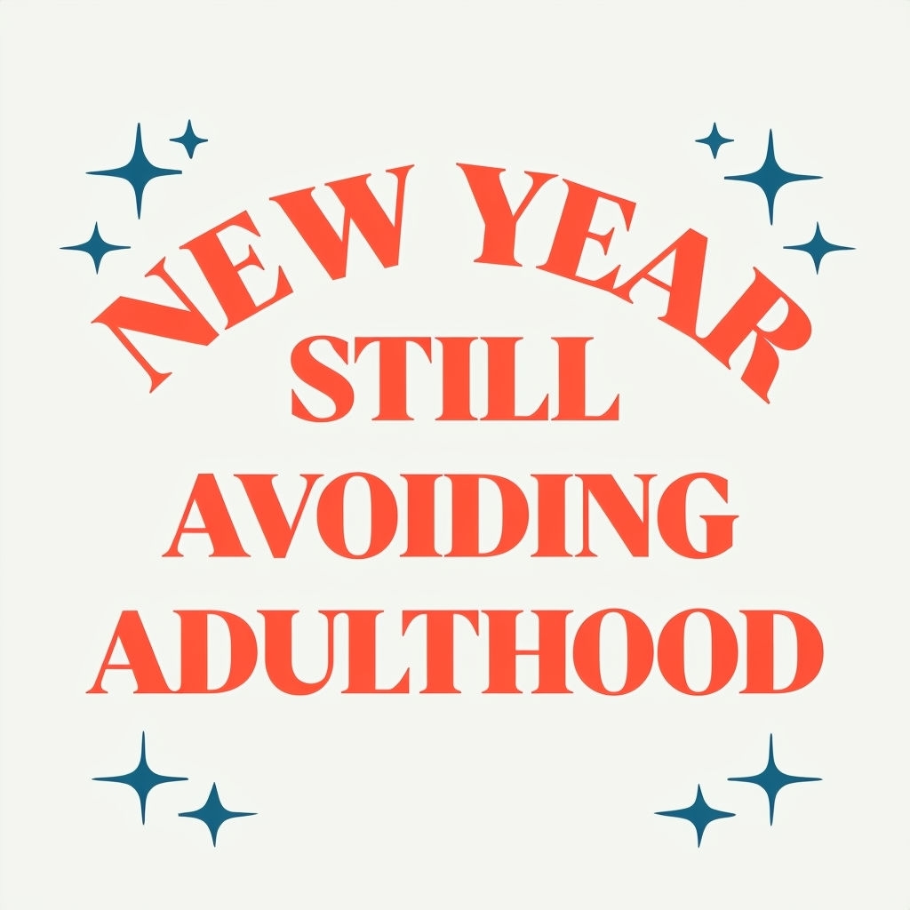 New Year Still Avoiding Adulthood Motivational T-Shirt