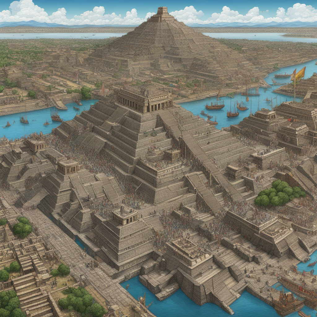 The Fall of Tenochtitlan by hirthic shyam - Playground