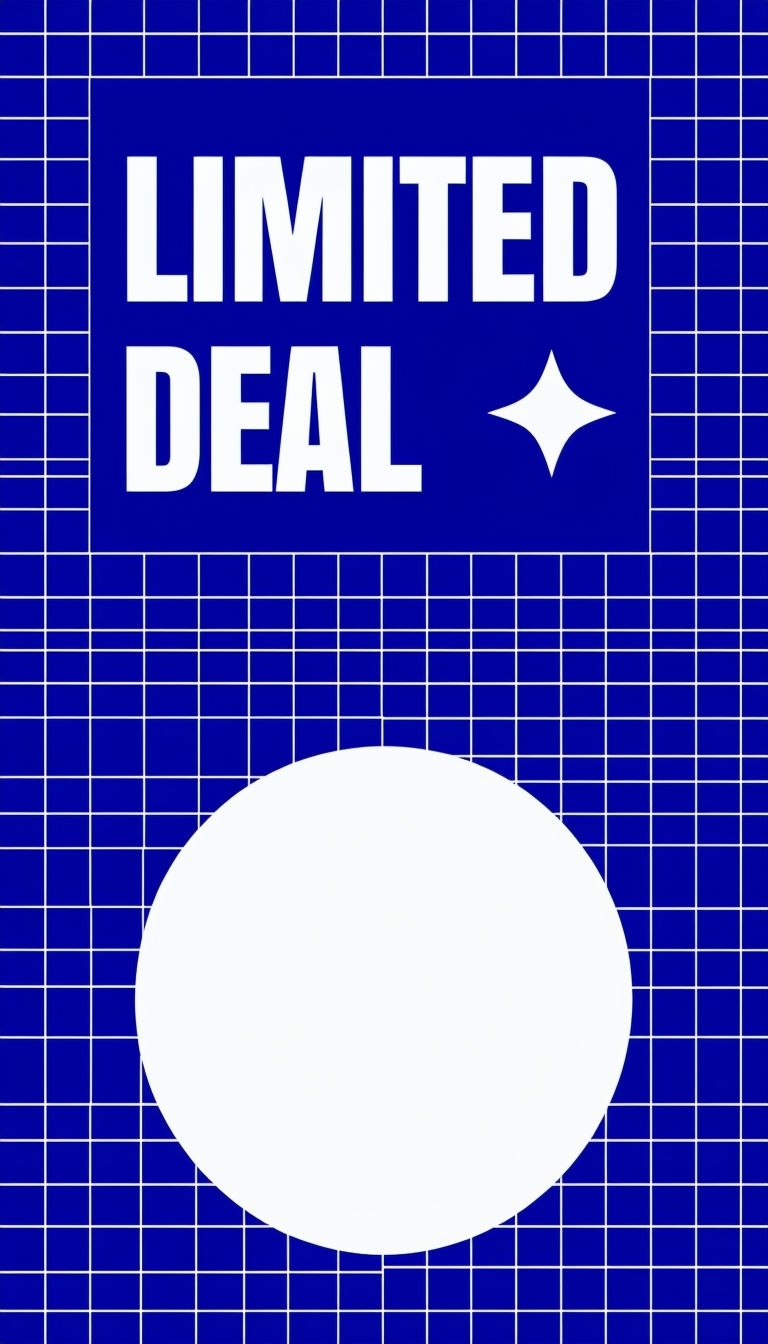 Bold Geometric Limited Deal Social Media Template Design