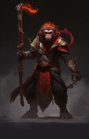 DND 5e demonic wukong monkey king warlock using dark spells ... by ...