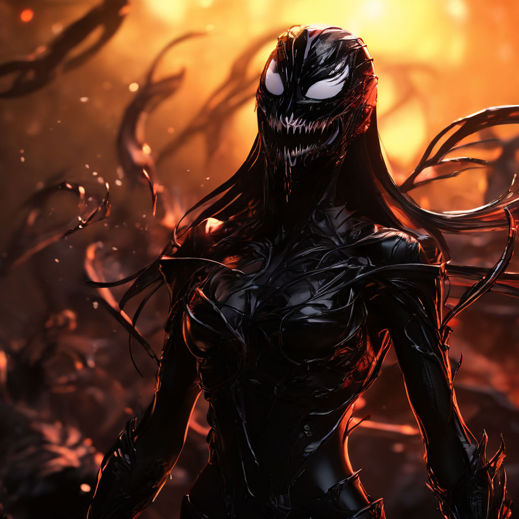 Venomized women anime 4k symbiote scream by Pierro3D85 - Playground