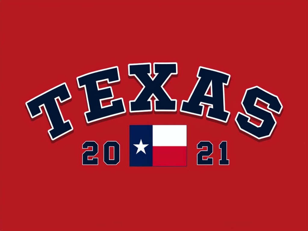 Bold Texas 20 21 Graphic Design T-Shirt