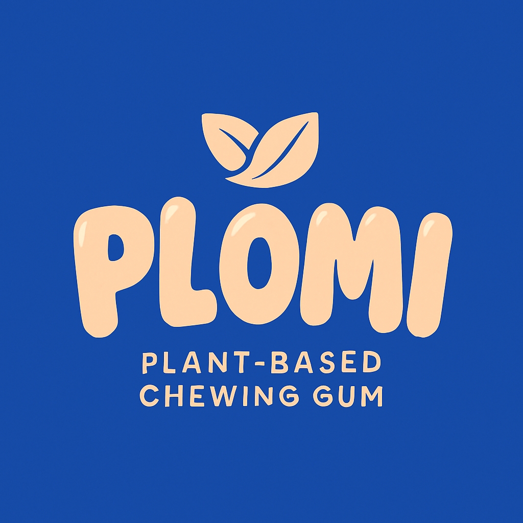 Modern Minimalist PLOMI Logo with Playful Typography Design