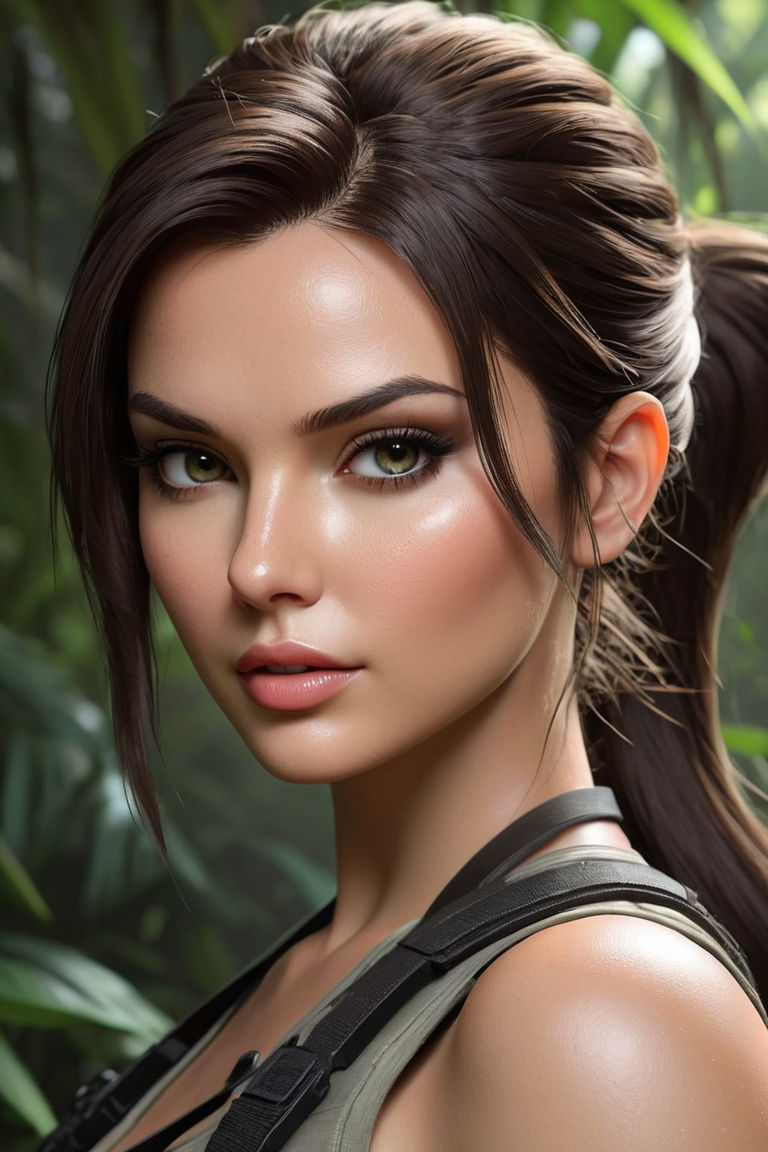 Create one sexy Lara Croft