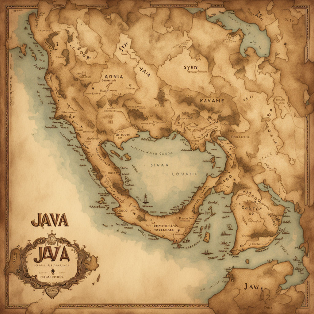 Stylized map of Java by Smartfren SCJ - Playground