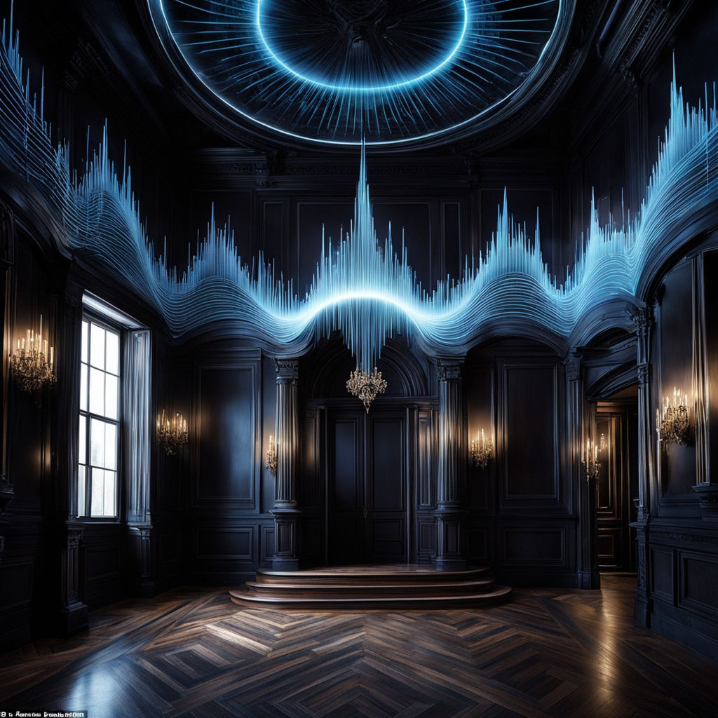 The Mysterious Sound: A creative representation of sound wav... by ...