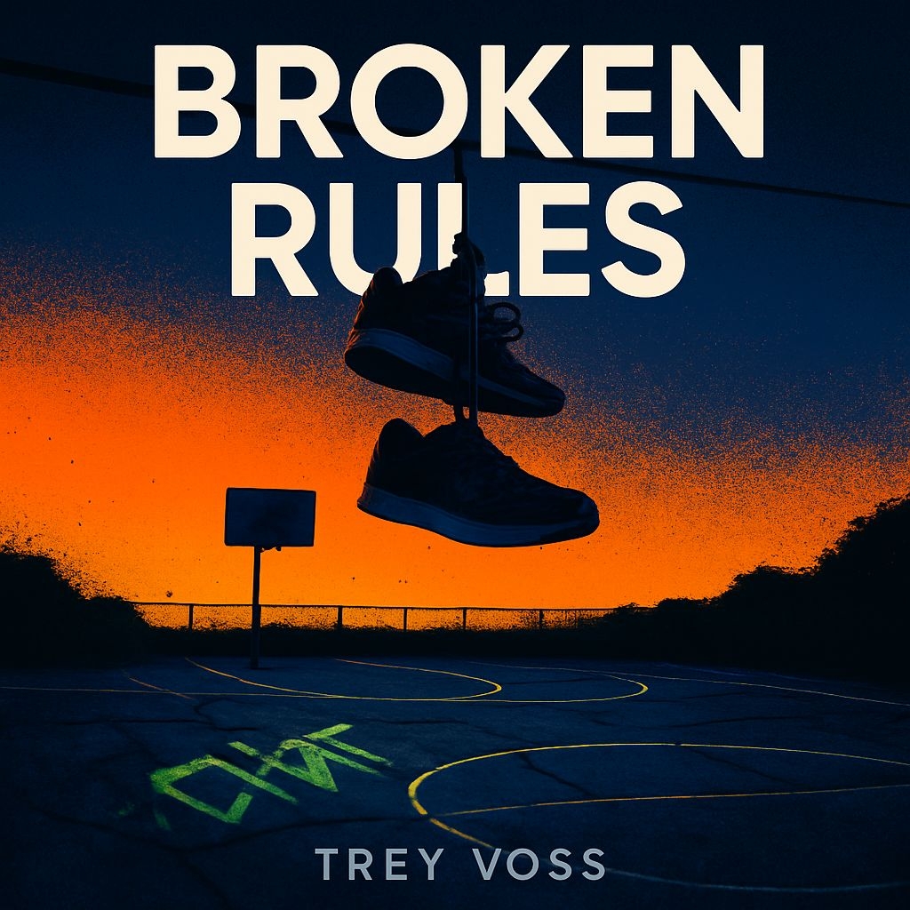 Dramatic Sunset Sneakers Urban Artwork for BROKEN RULES Cover Spotify Album Cover