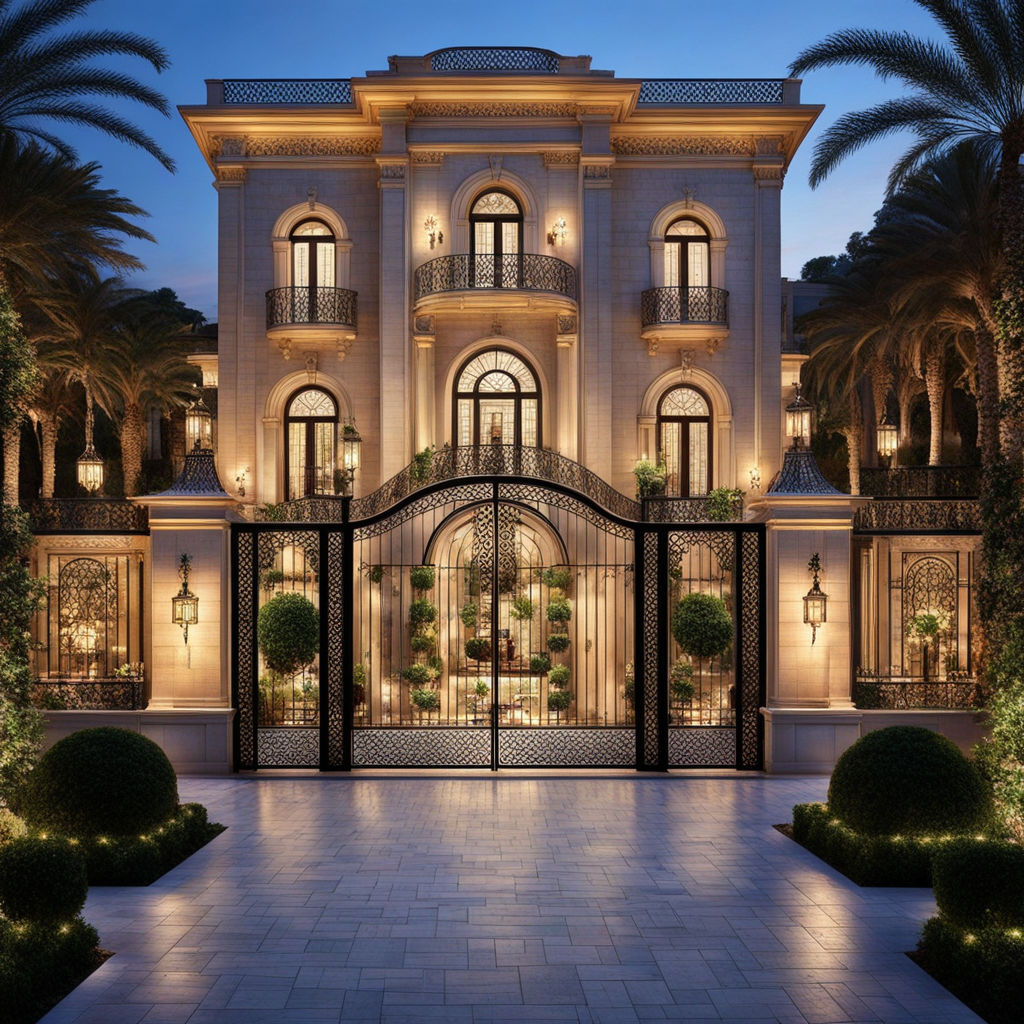 Sixstory mansion belonging to the acclaimed Lebanese singer... by