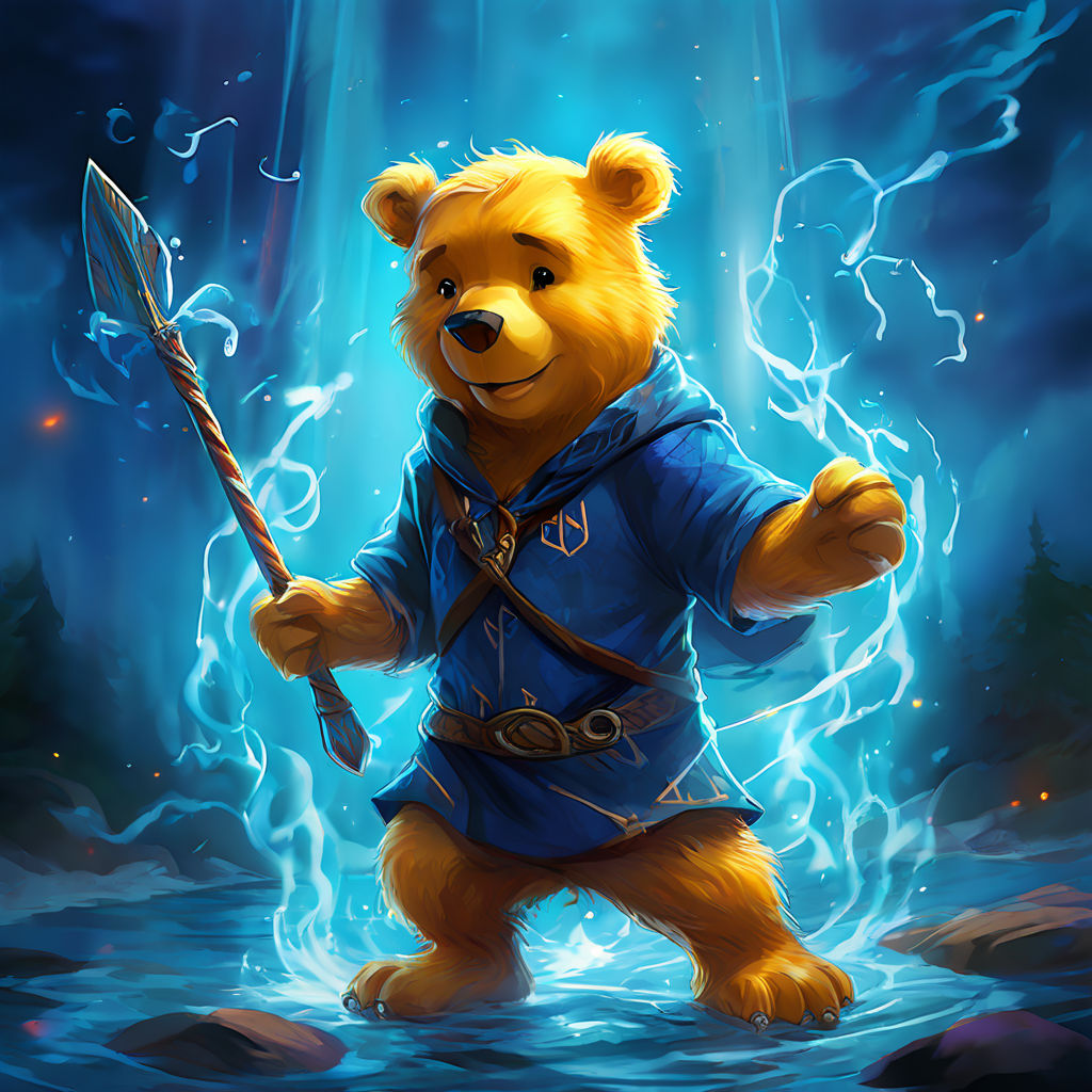 Winnie the Pooh dons a Percy Jackson costume by Luna watson - Playground