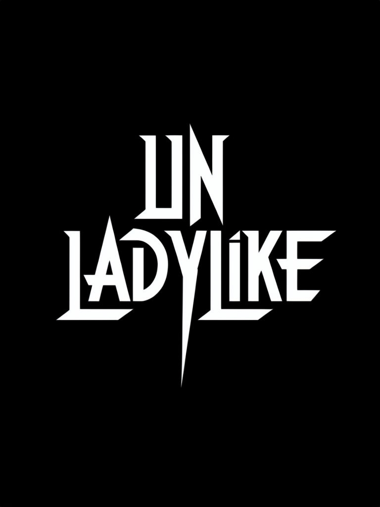 Bold UN LADYLIKE Minimalist Design T-Shirt