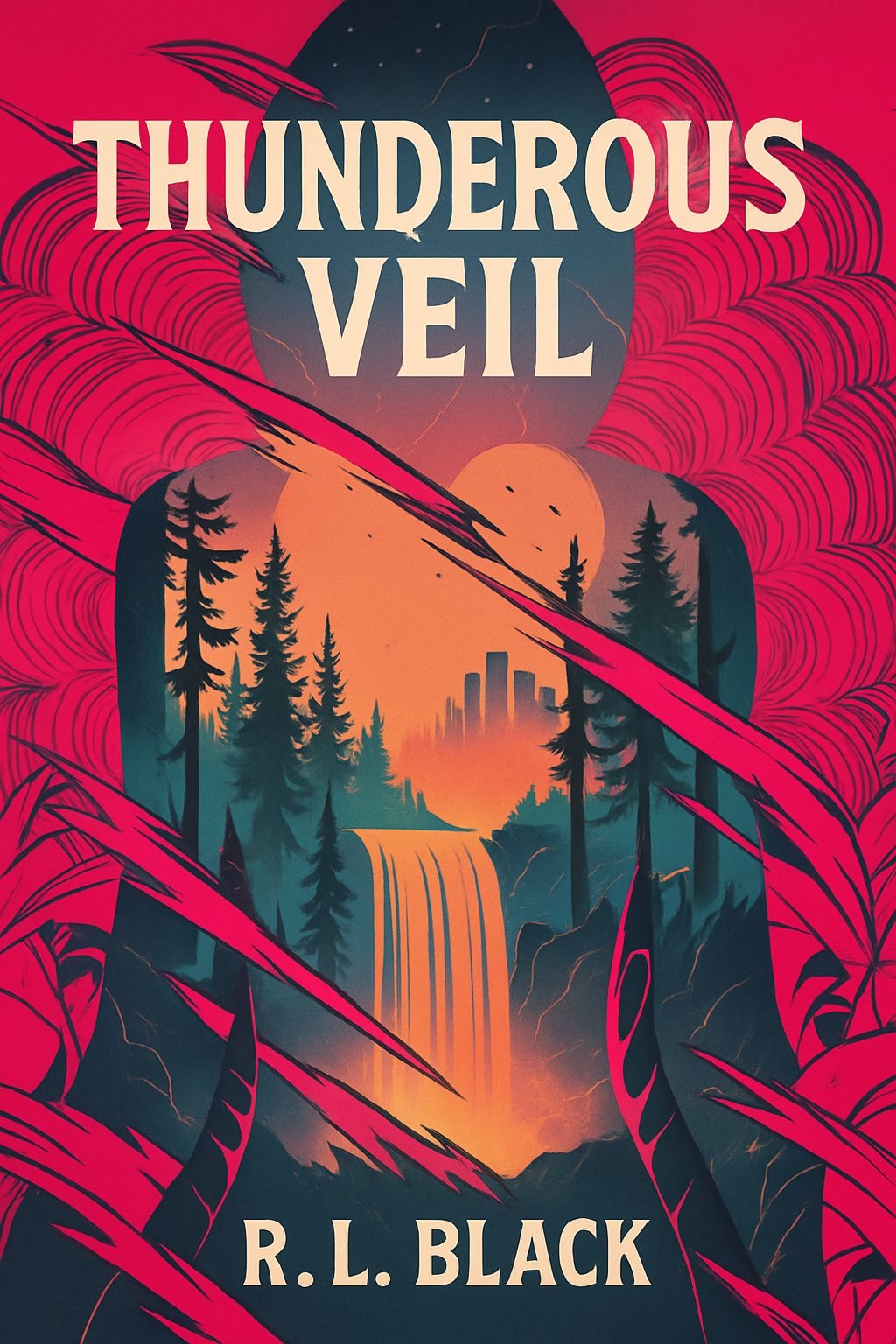 Intense Thunderous Veil Mystery EBook Cover Design
