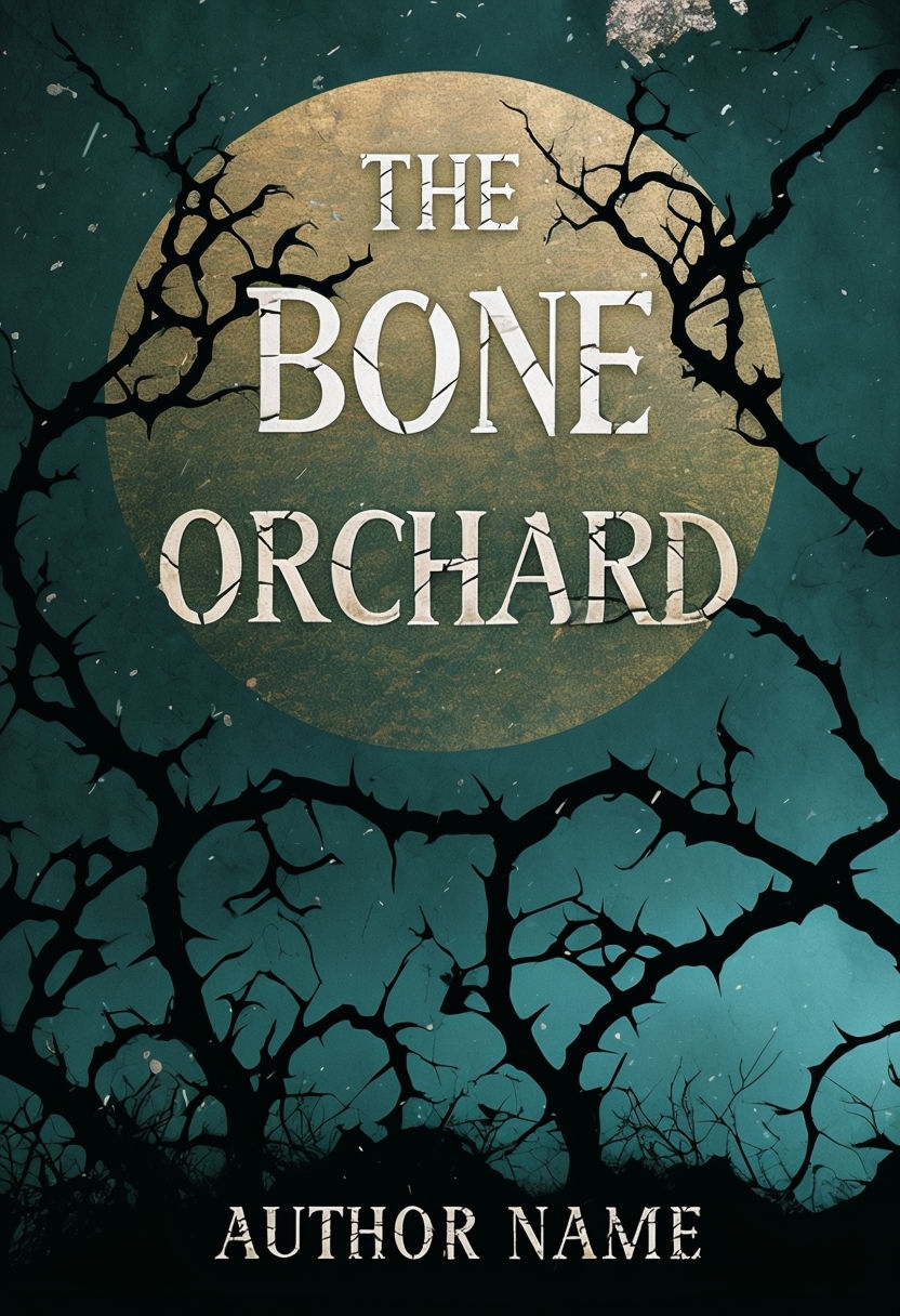 The Bone Orchard Evocative Ebook Cover with Moody Aesthetic