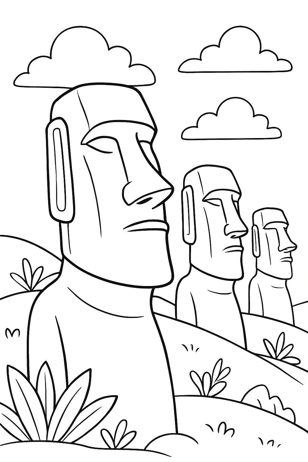 moai statues