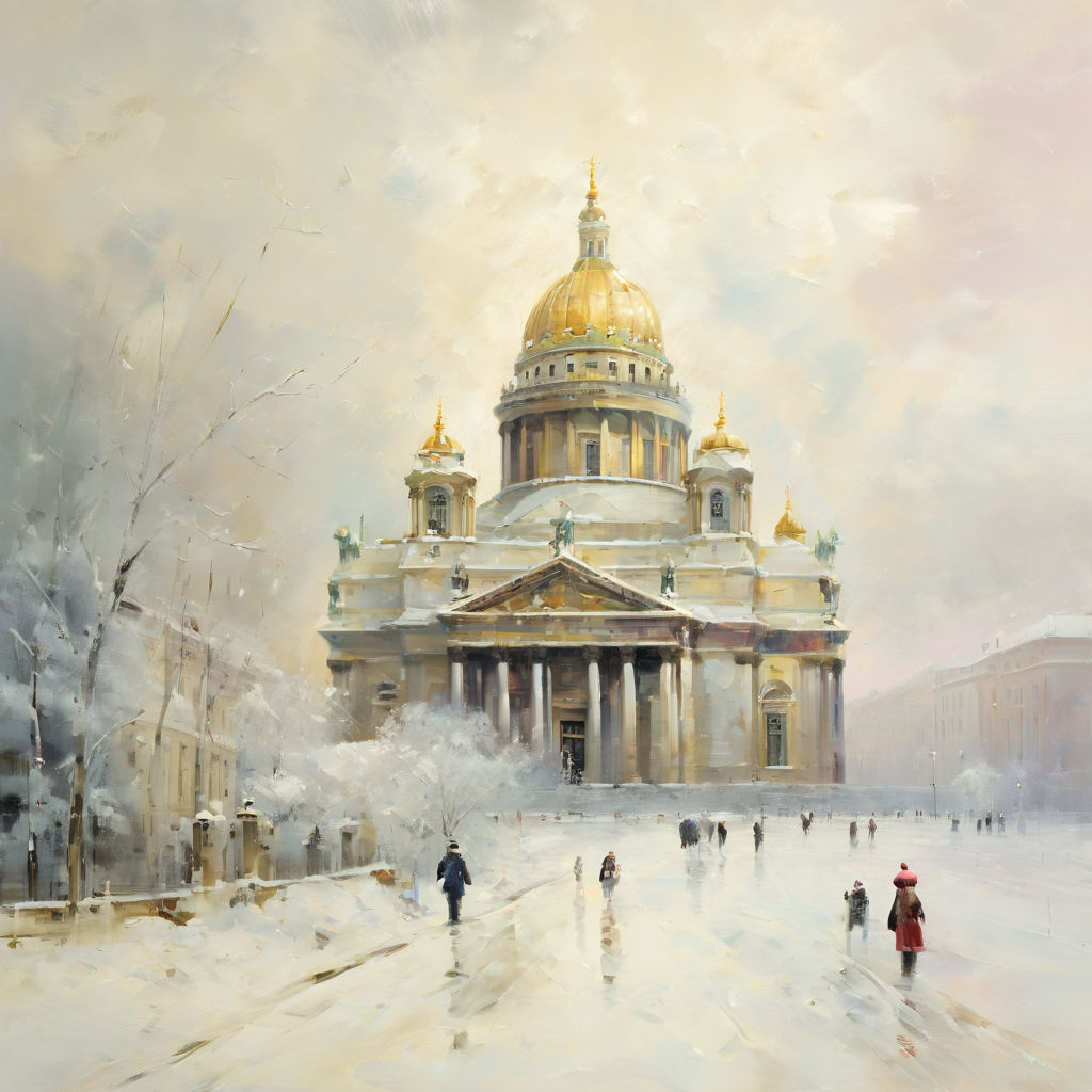 A painting inspired by Ivan Aivazovsky depicting the majesti... by ...
