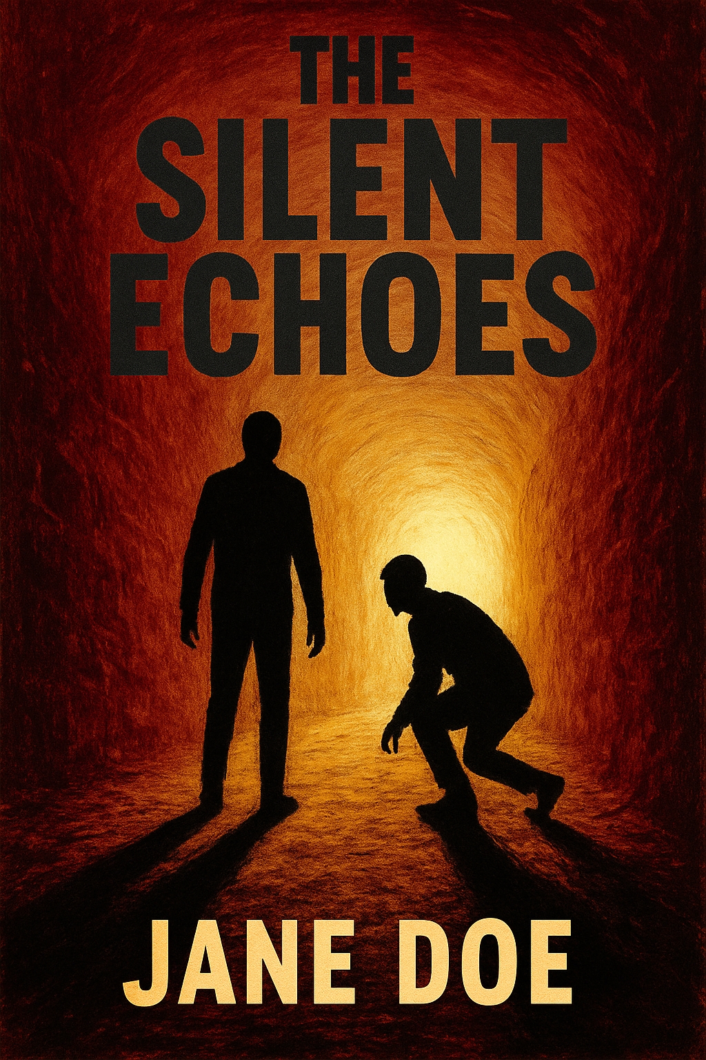 The Silent Echoes Dramatic Tunnel Scene Ebook Cover