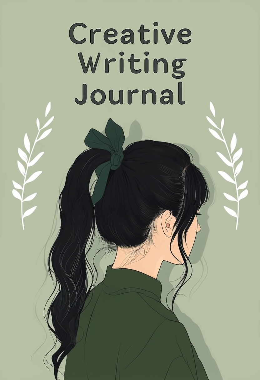 Young Woman with Ponytail and Motivational Quote EBook Cover
