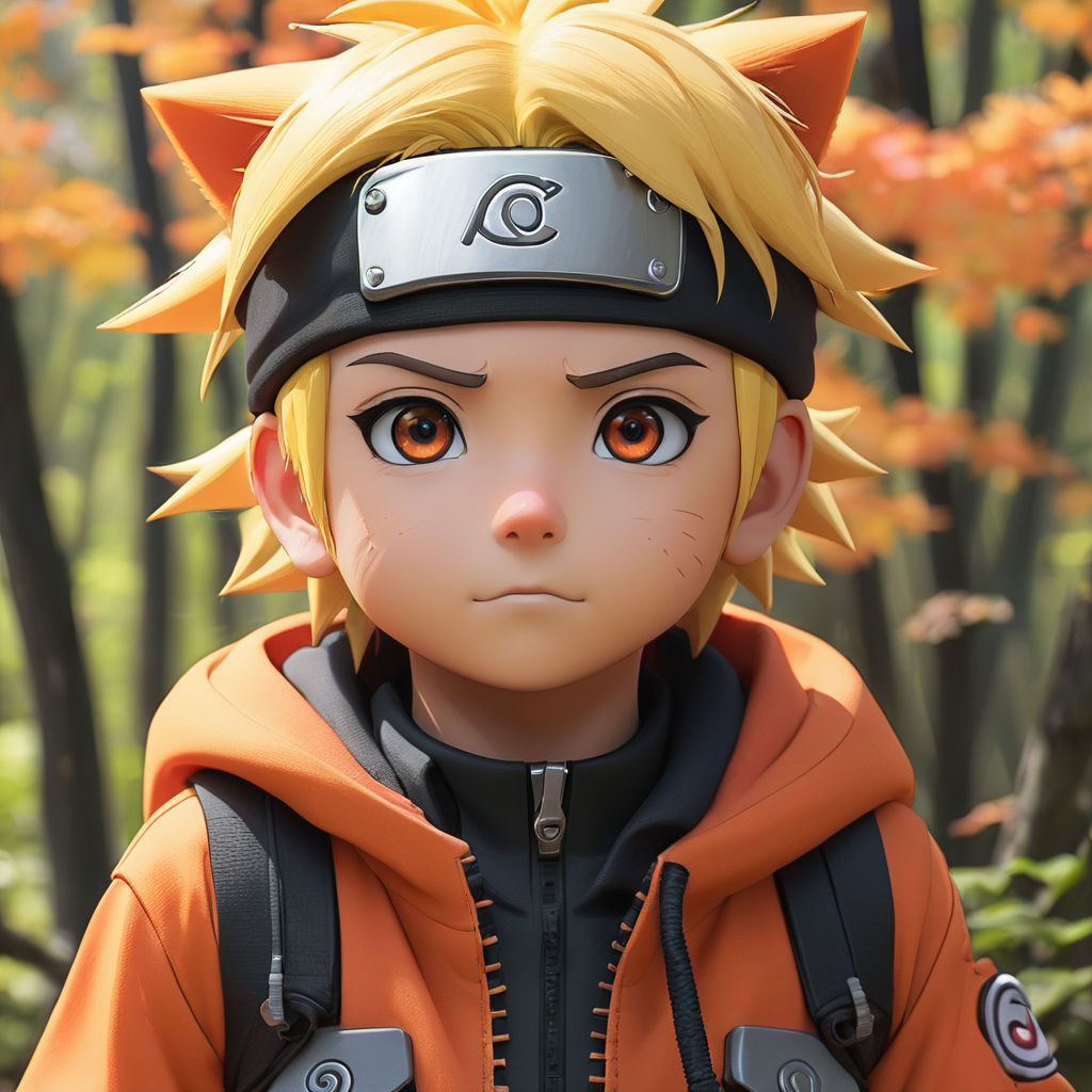 levitating cute adorable naruto from 