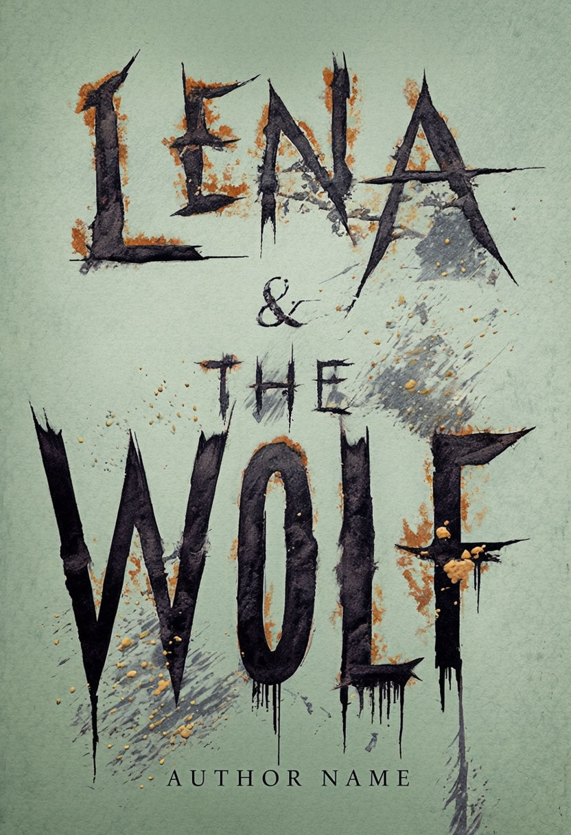 Lena and the Wolf Grunge-Inspired EBook Cover Design