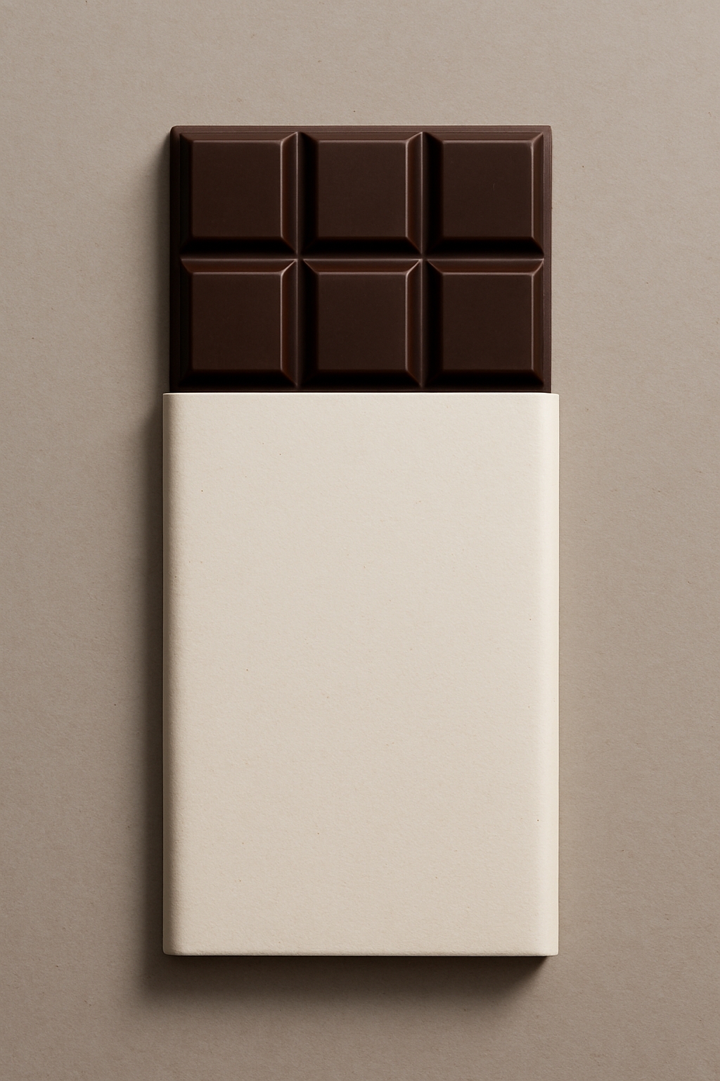 Elegant Chocolate Bar Minimalist Product Photography Mockup