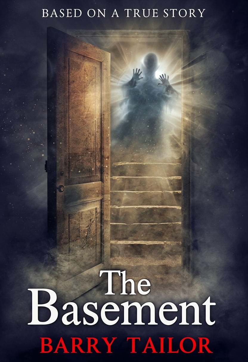 Eerie Book Cover for 'The Basement' by Barry Taylor // EBook Cover