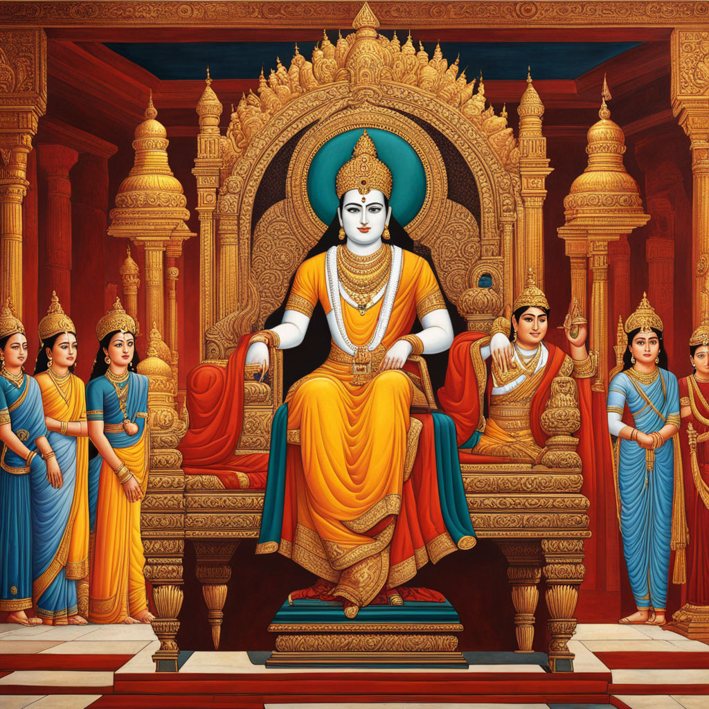 The Scene Depicts King Mahapadma Nanda By Abhishek Rajpoot - Playground