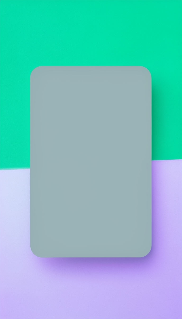 Soft Green and Lavender Photorealistic Background Design Social Media Post