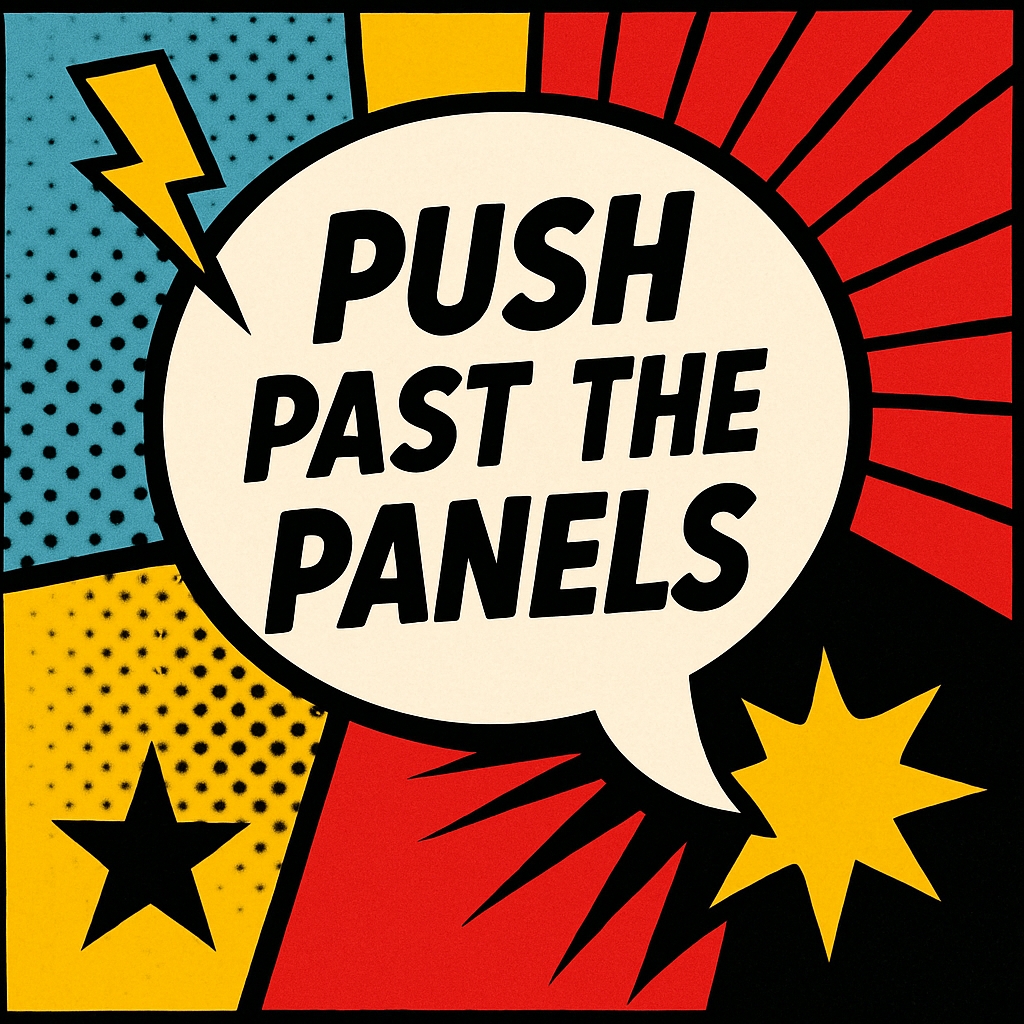 Energetic Pop Art Speech Bubble Design for Social Media Post
