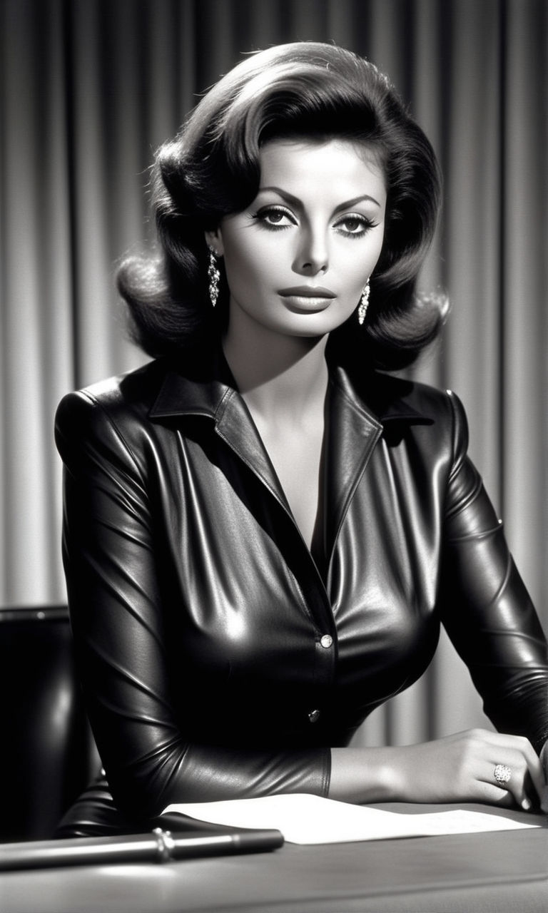 an extremely realistic photograph of a young sophia loren