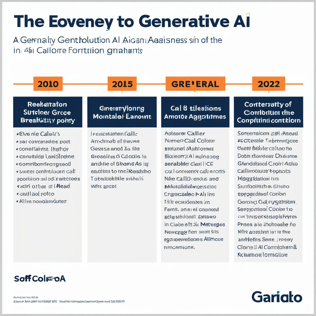 Infographic detailing the evolution of generative AI by Aishwarya ...