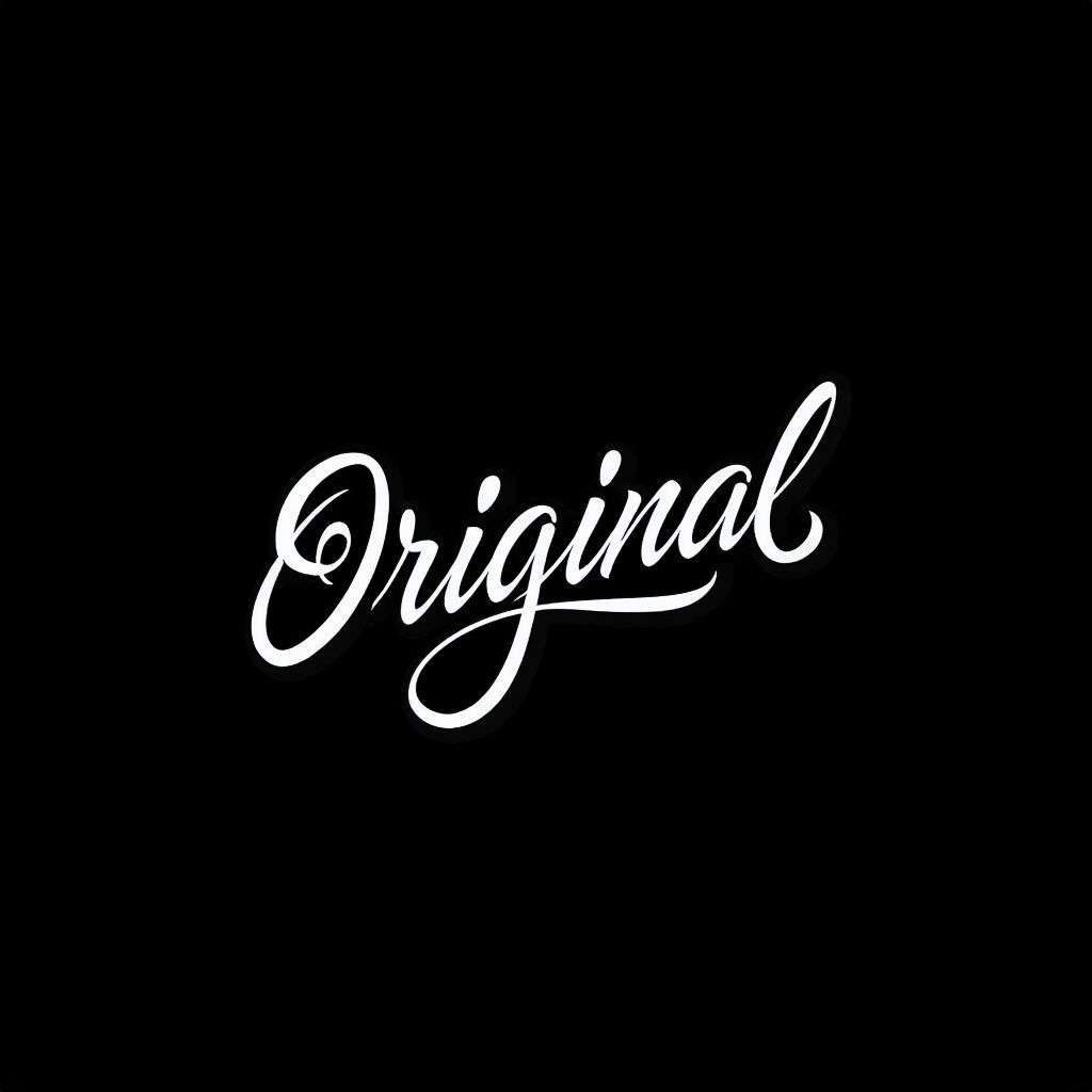 Elegant Originality Minimalist Script Typography T-Shirt