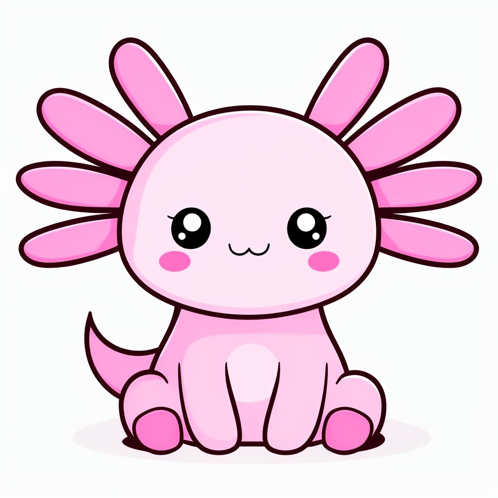 Adorable Kawaii Monster Cartoon Character Illustration Art