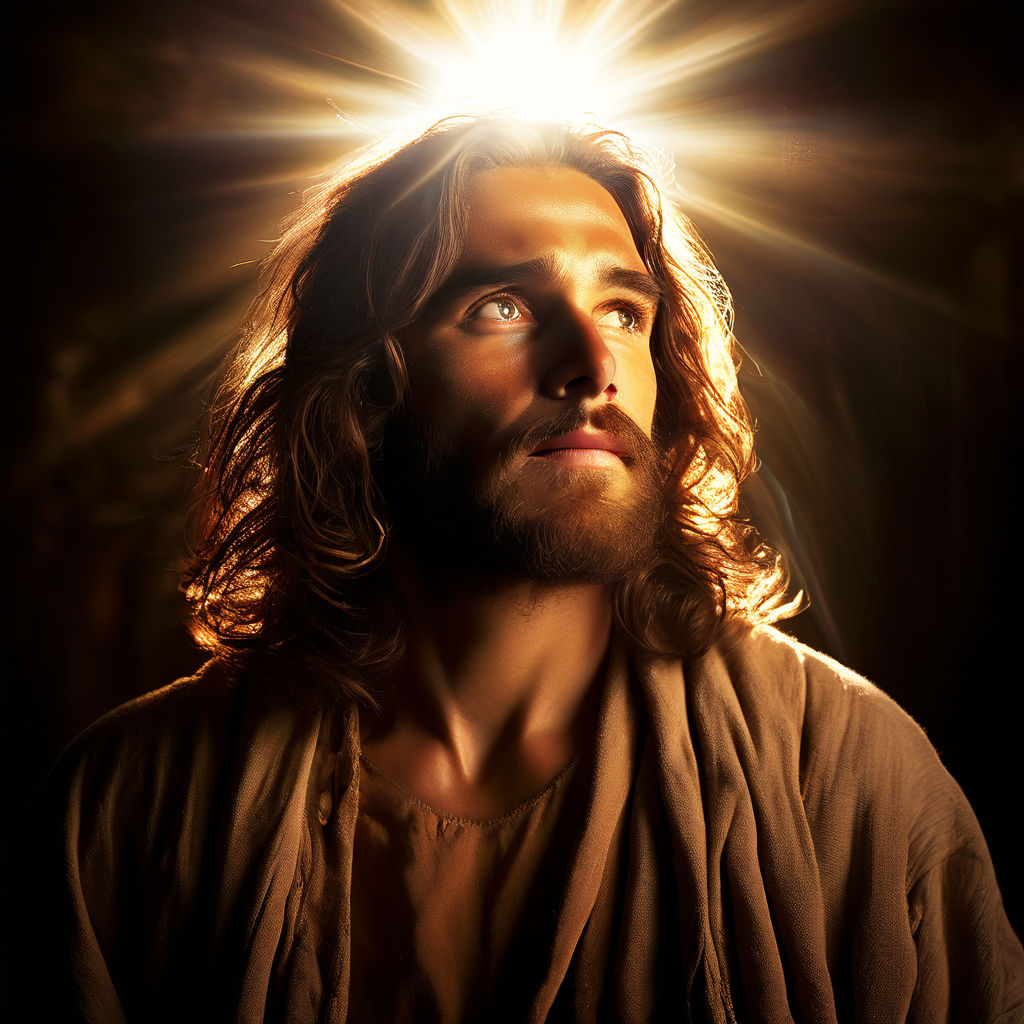 Make image of Jesus shining by UmdiamelhorcomDeus Oficial - Playground