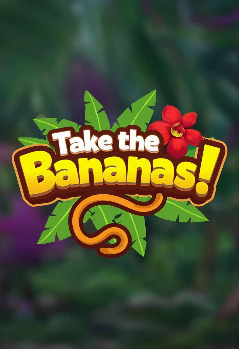 Take the Bananas Playful Jungle Logo Design