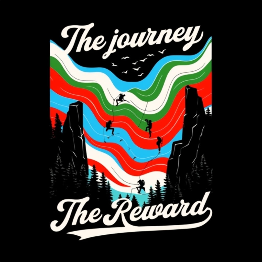 Inspirational Abstract Outdoor Adventure Art Poster