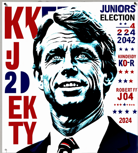 RFK juniors election campaign poster for 2024 Robert F Kenne... by ...