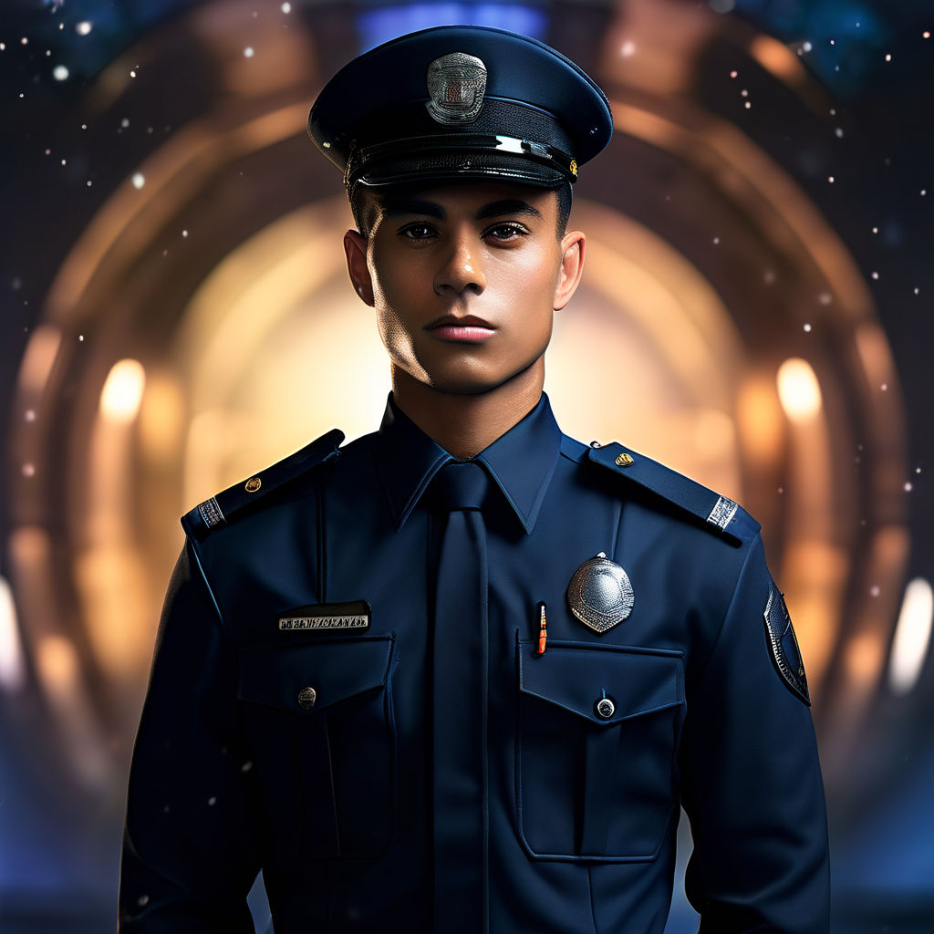 A complete uniform of a galaxy inspired of a security guard. by Bvea ...