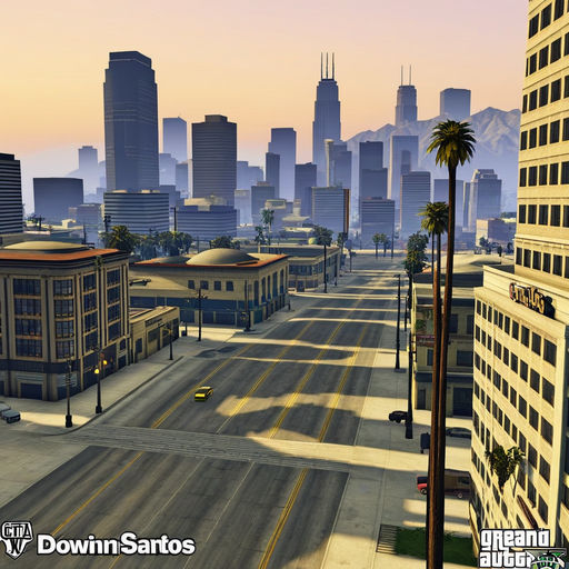 GTA 5 downtown Los Santos by Gzzzrrrbr - Playground