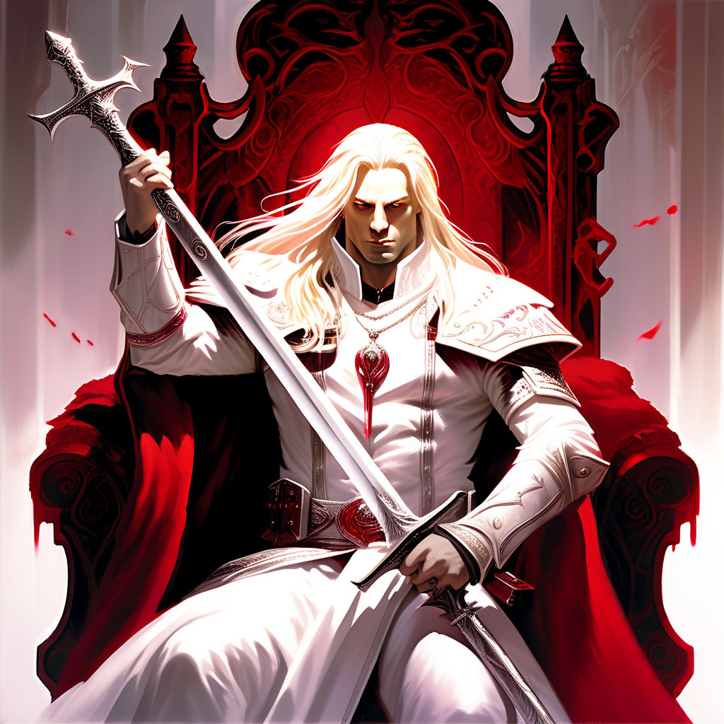 Elric of Melnibone(The Albino Emperor) of the Elric Saga sit... by Mark ...