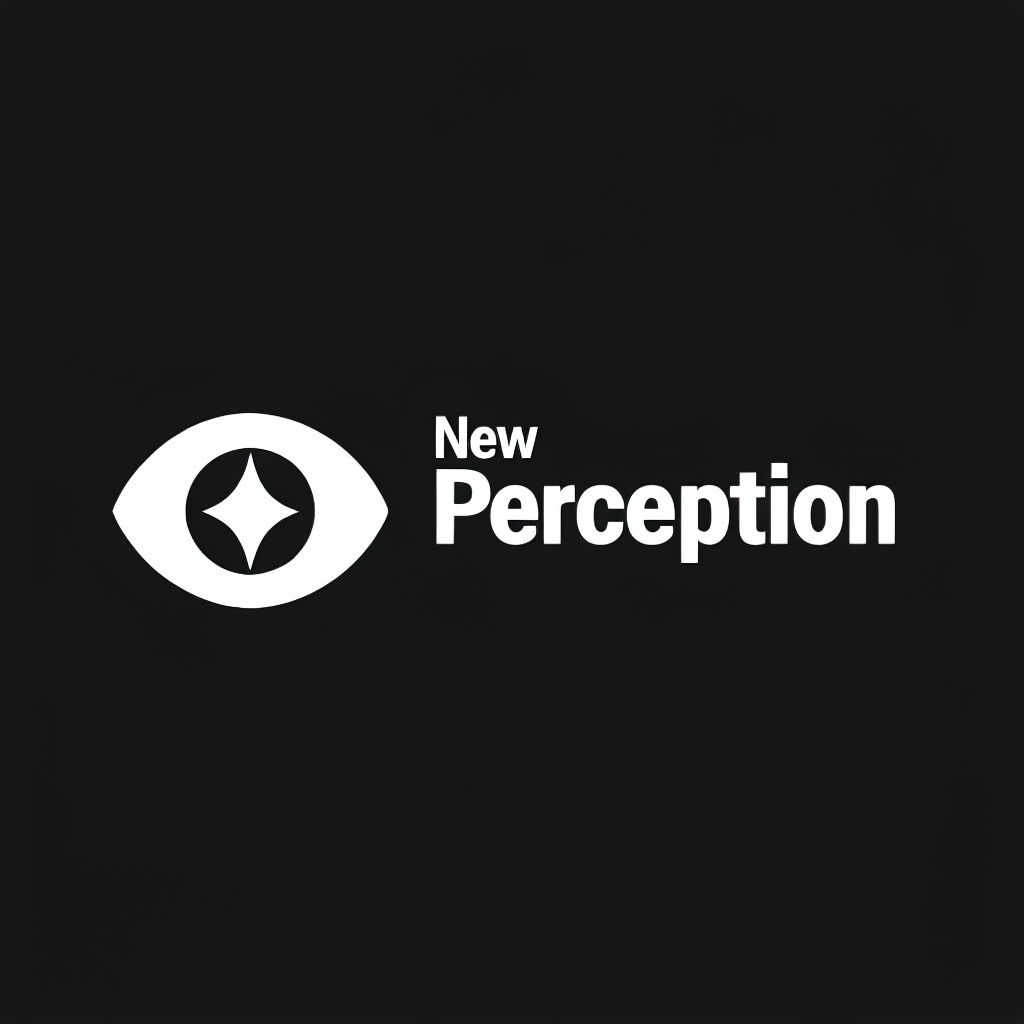 Minimalist New Perception Eye Symbol Logo Design