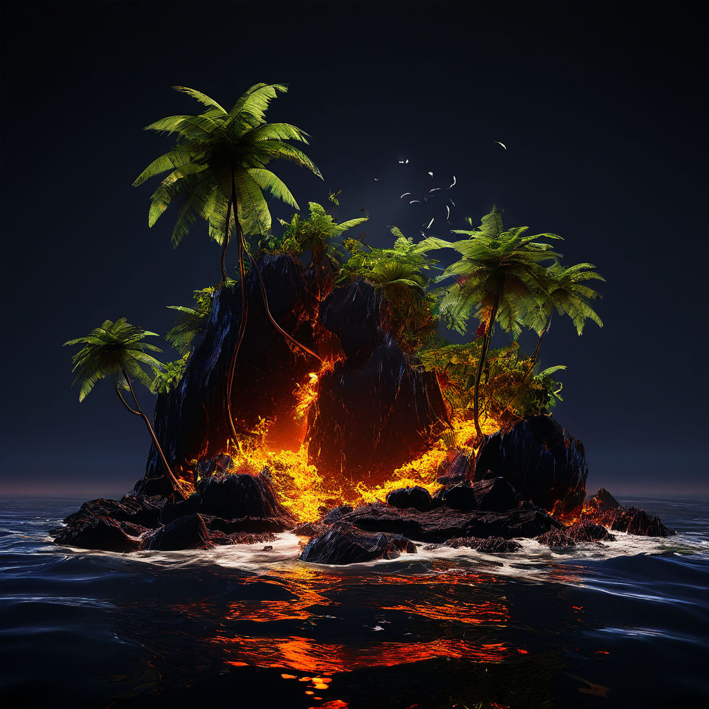 Generate a dynamic island wallpaper for iPhone 14 and 15 by Vipin