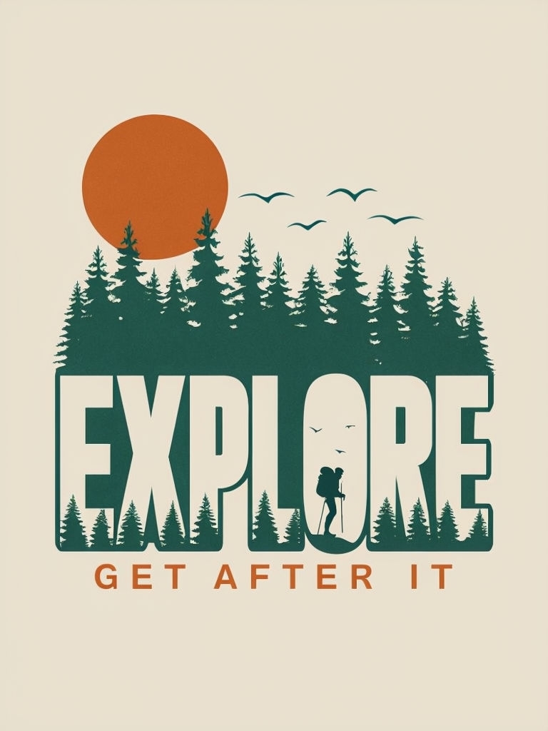 Explore Nature Adventure Graphic T-Shirt